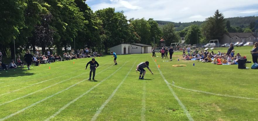 P7 Boys Egg and Spoon Race 1 