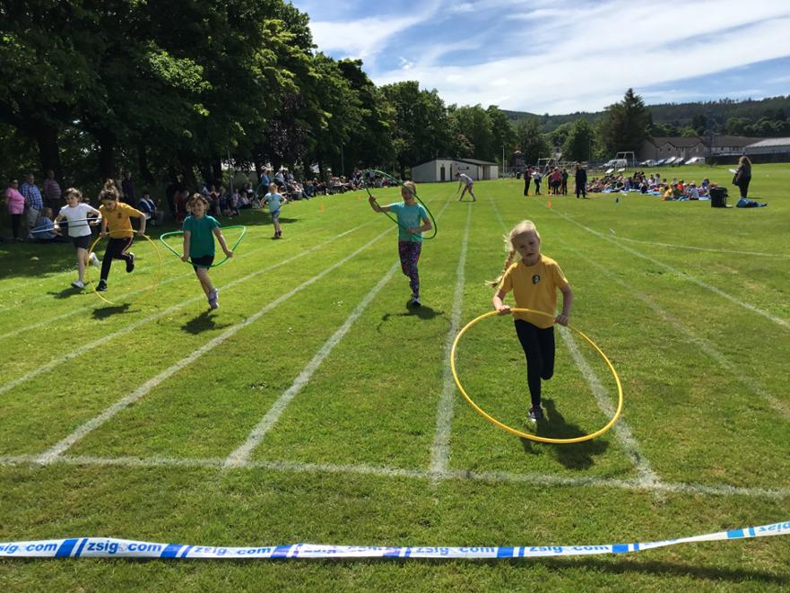 P3 Girls Hoop Skipping Race 2 