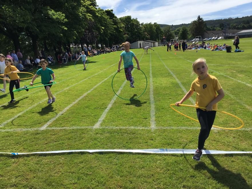 P3 Girls Hoop Skipping Race 4 