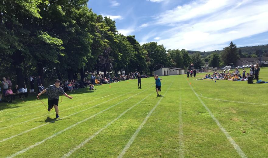 P7 Boys Skipping Race 2 