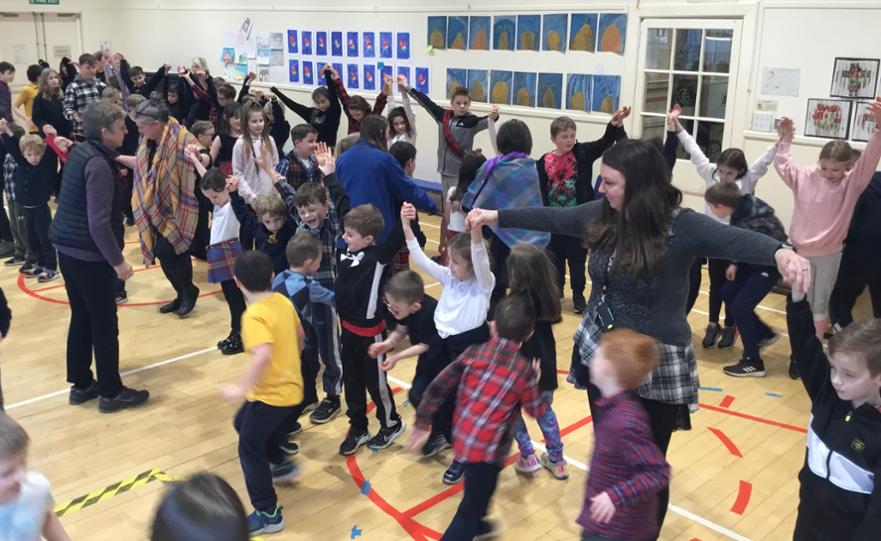 4. Burns Ceilidh dancing 