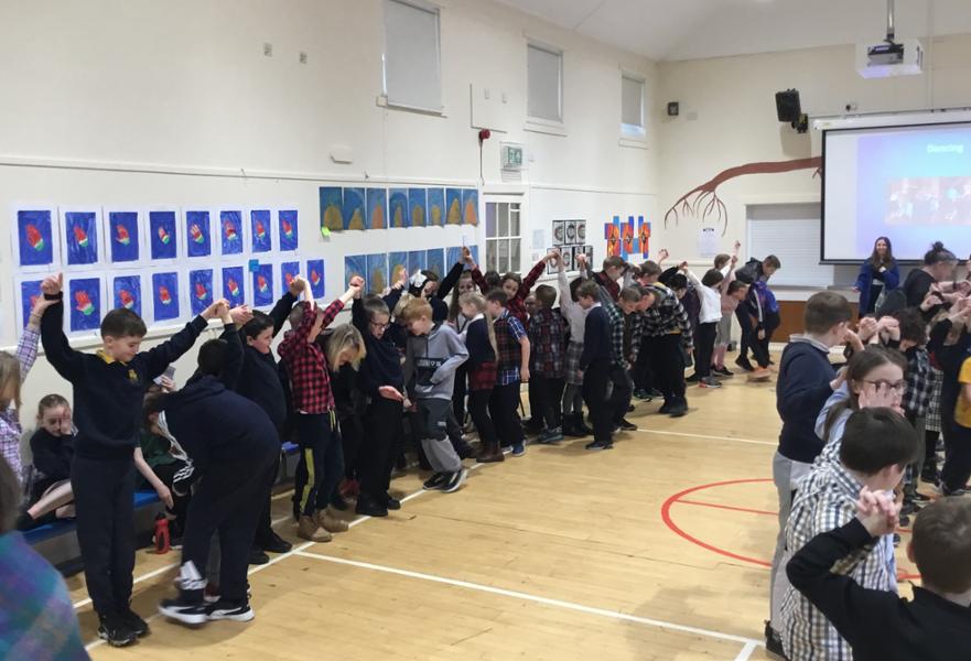 7. Burns Ceilidh dancing 