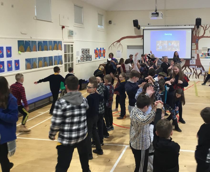8. Burns Ceilidh dancing 