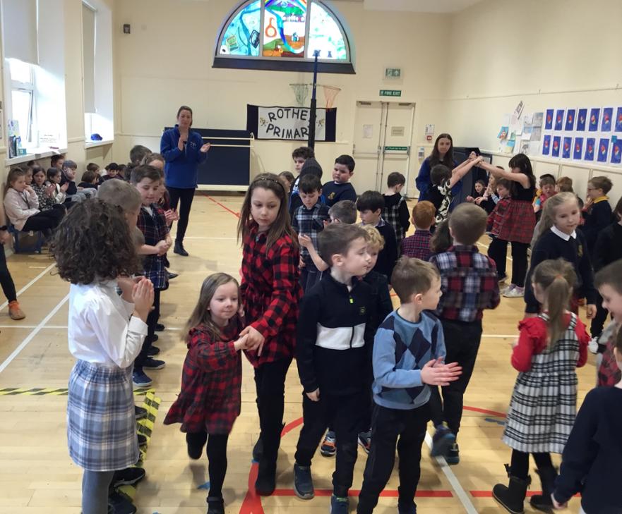 13.  Burns Ceilidh dancing 