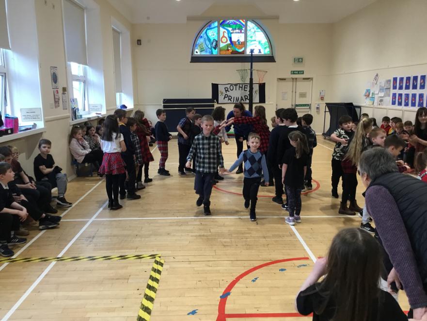 14.  Burns Ceilidh dancing 