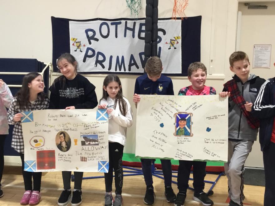 9b. P5 and 6 Burns posters 