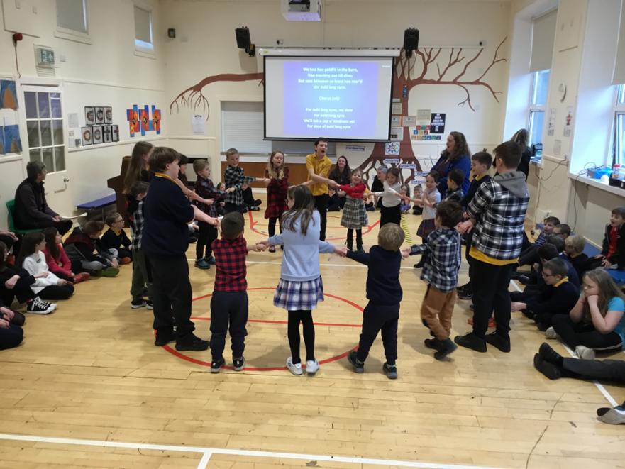 27. P2 3 4 perform auld land syne 