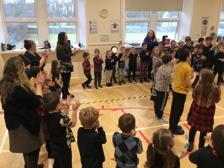30. whole school perform auld land syne 2 