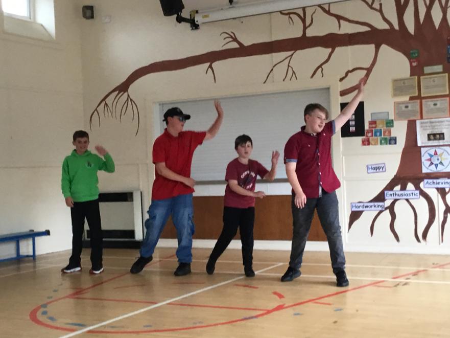 4a. P7 Boys Dance Routine 13 