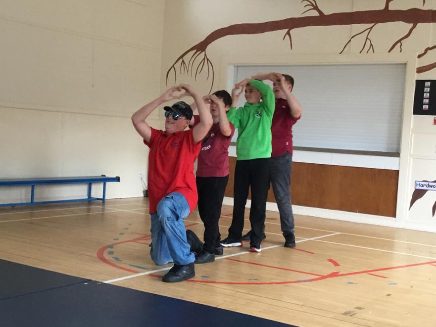 4a. P7 Boys Dance Routine 14 