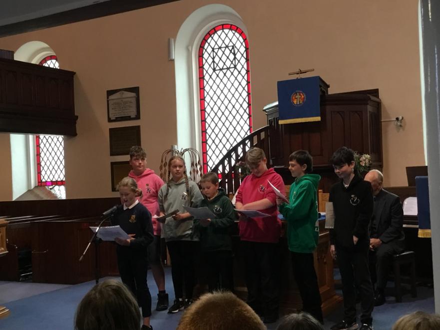 P7 Leavers Service 3 Talents Reading 4 